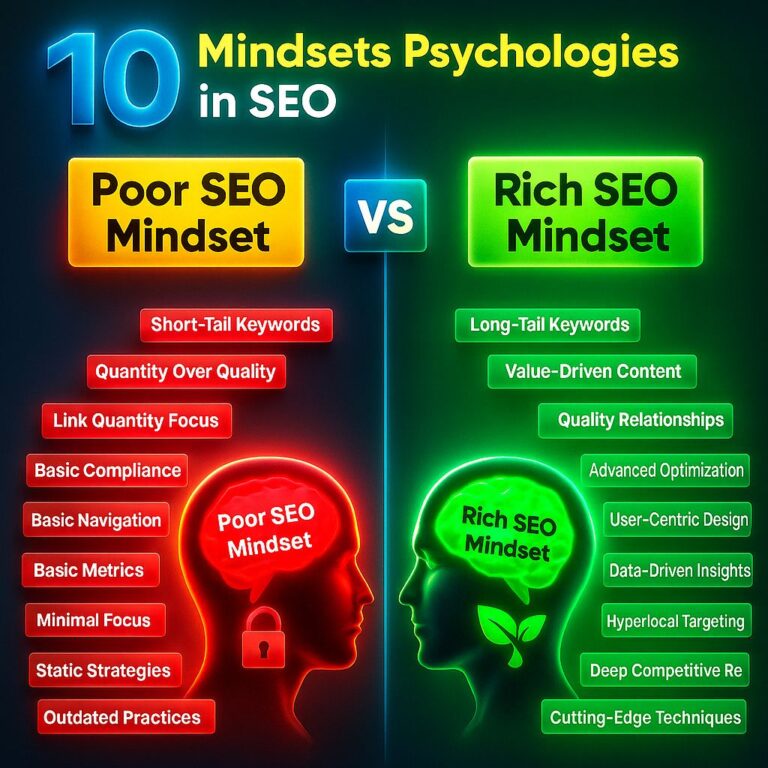 10 Mindsets Psychologies in SEO