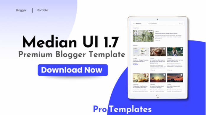 Median UI Blogger Theme Review