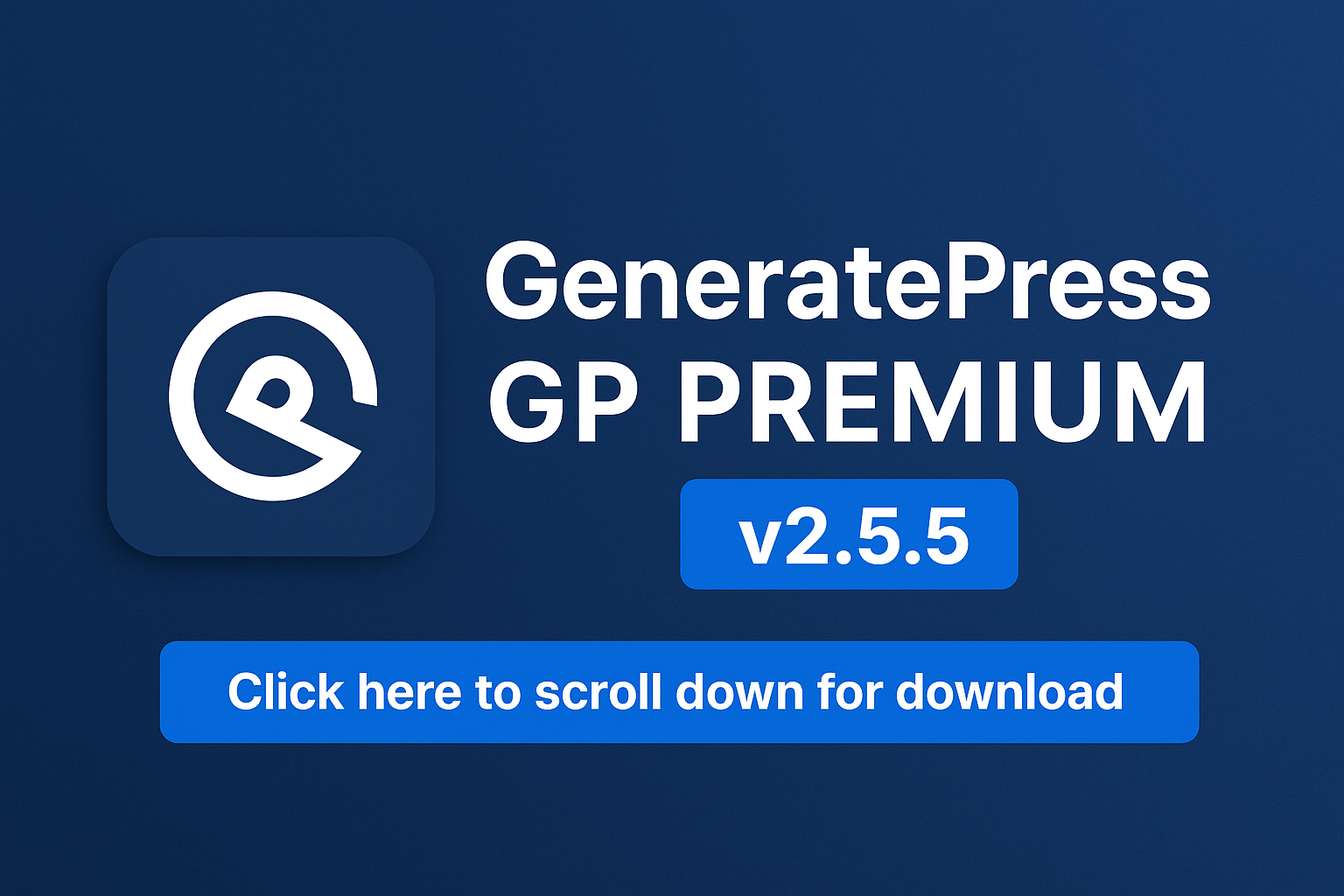 GeneratePress GP Premium v2.5.5