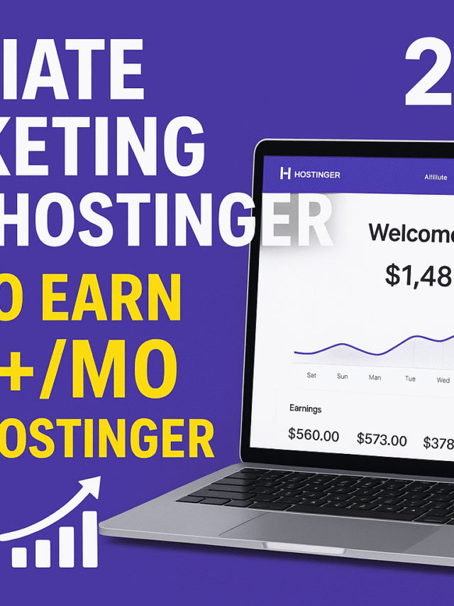 Affiliate Marketing with Hosting in 2025: How to Earn $500+/mo Using Hostinger