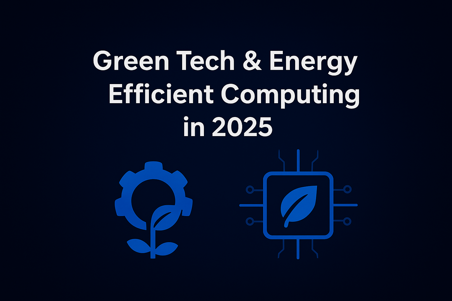Green Tech & Energy Efficient Computing in 2025